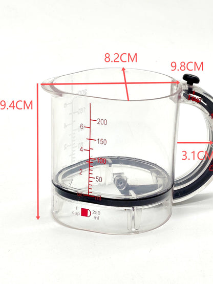 Adjustable Measuring Cup – 2-in-1 Smart Baking Tool
