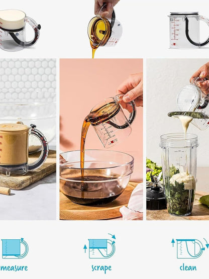 Adjustable Measuring Cup – 2-in-1 Smart Baking Tool